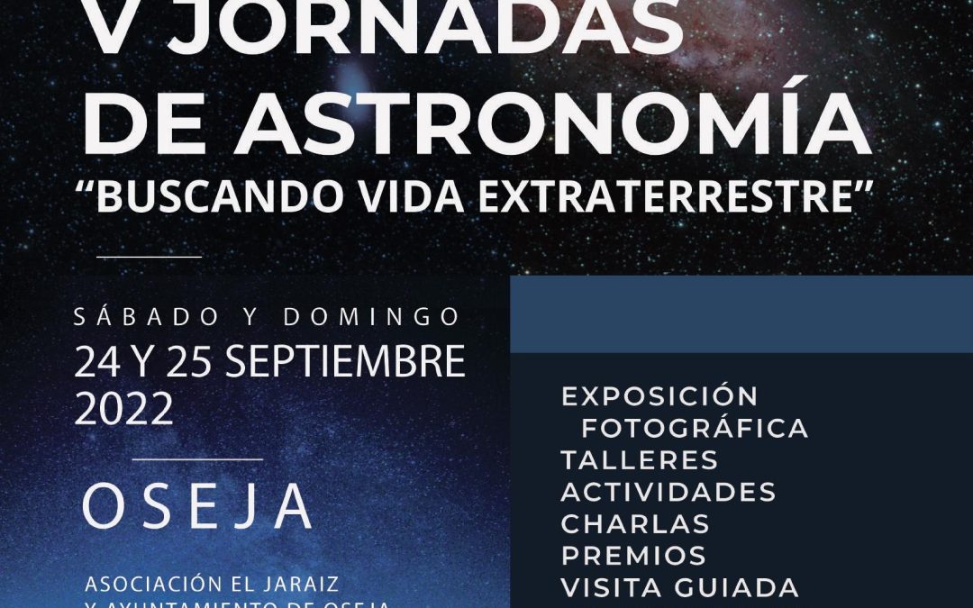 V Jornadas de Astronomía – Oseja